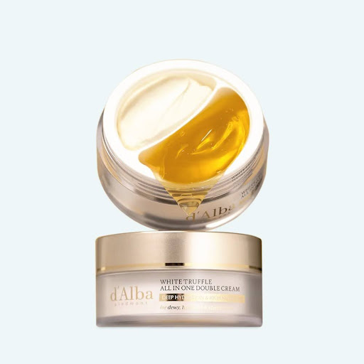 test 2 - DALBA White Truffle Double Serum and Cream